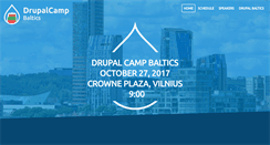 Desktop Screenshot of drupalcampbaltics.com
