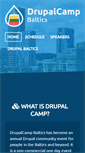 Mobile Screenshot of drupalcampbaltics.com